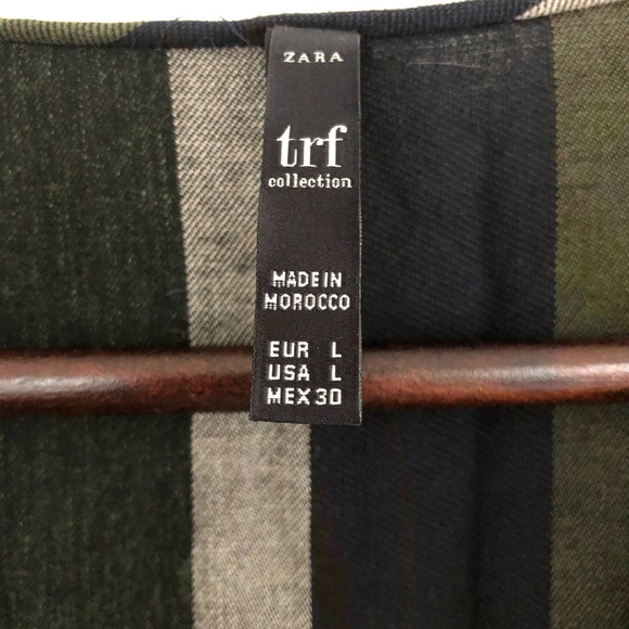 Zara stripe midi dress, size large - Picture 8 of 9